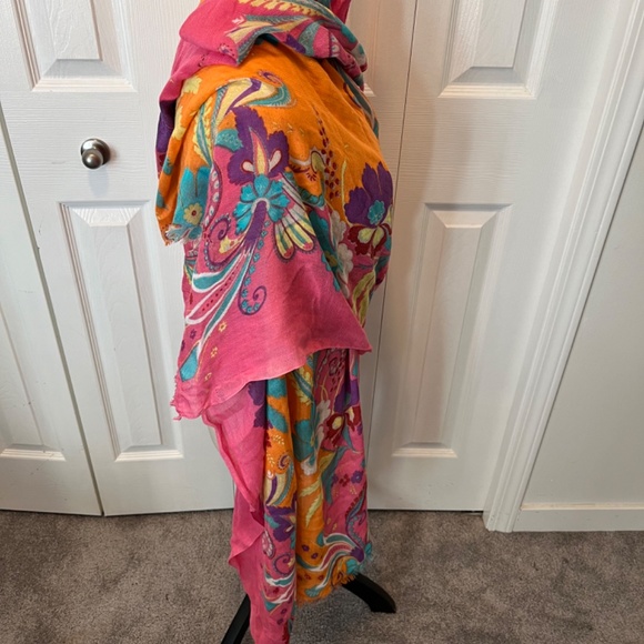 Cynthia Rowley 100% viscose scarf - Picture 5 of 8